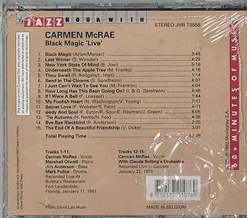 ★【JAZZ DVD】CARMEN MCRAE LIVE Carmen McRae – Live | Releases | Discogs
